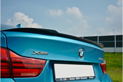 Накладка сплиттер на крышку багажника на BMW 4 F36 Gran Coupe